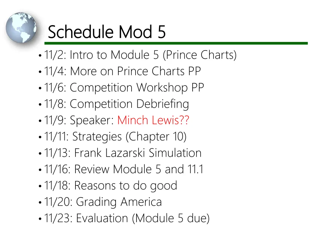 schedule mod 5 schedule mod 5 11 2 intro