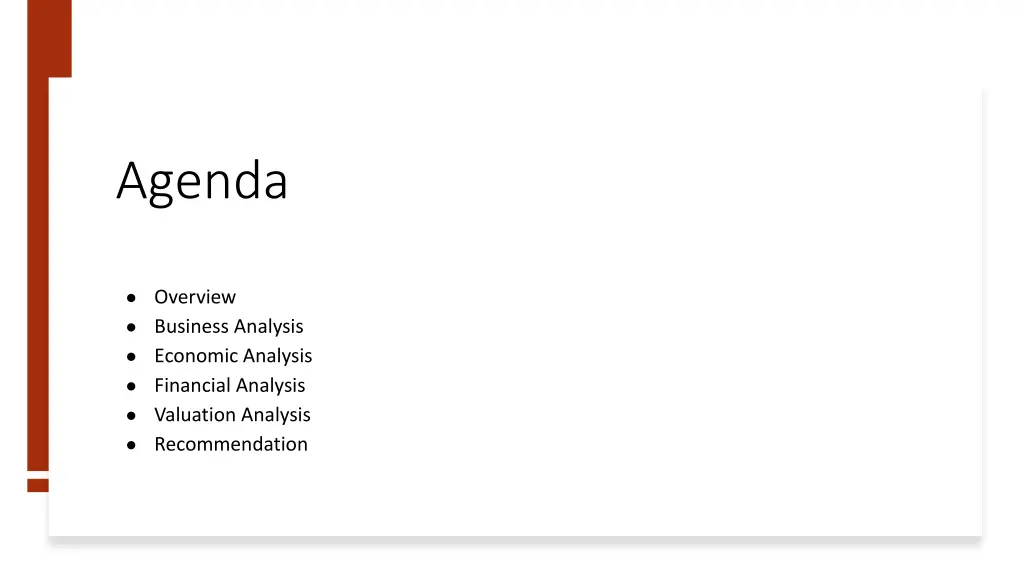 agenda
