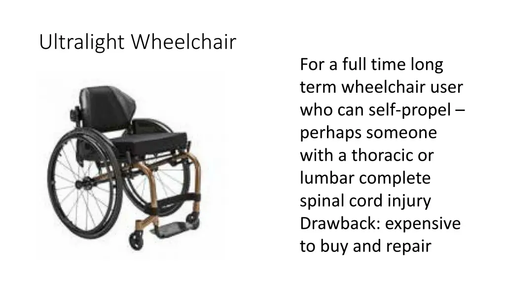 ultralight wheelchair