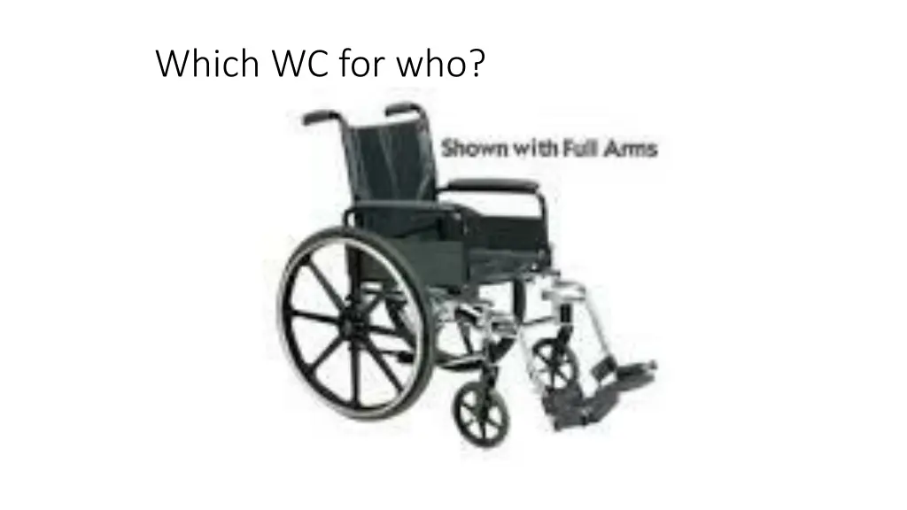 which wc for who 1