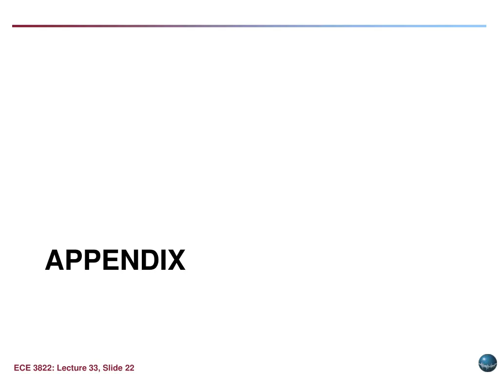 appendix