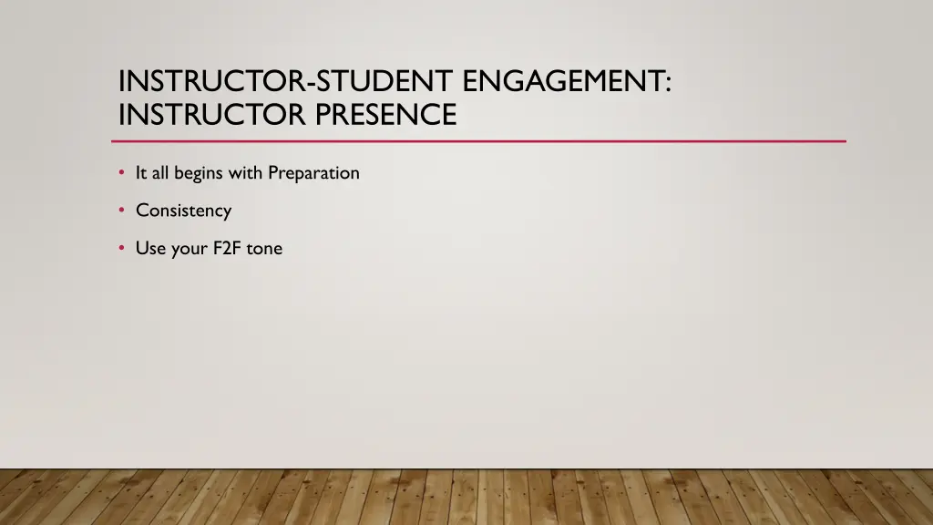 instructor student engagement instructor presence 1