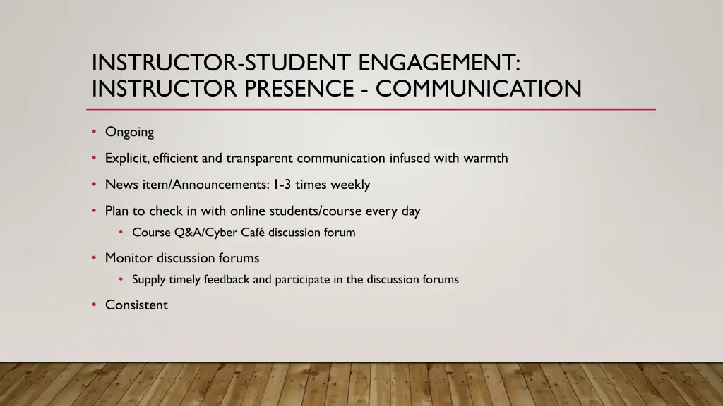 instructor student engagement instructor presence 2