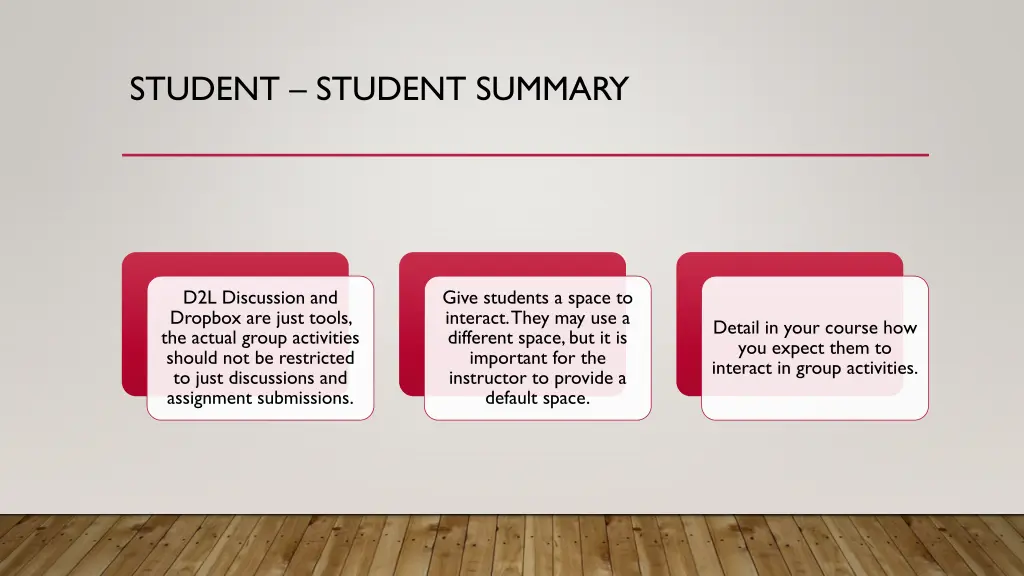 student student summary