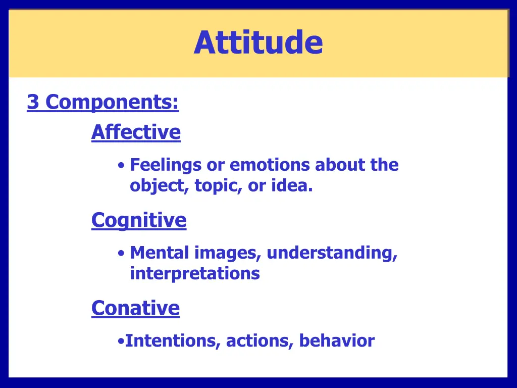 attitude