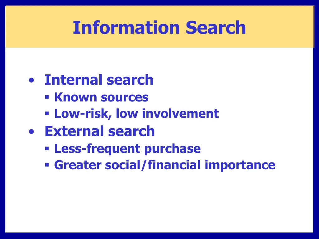 information search