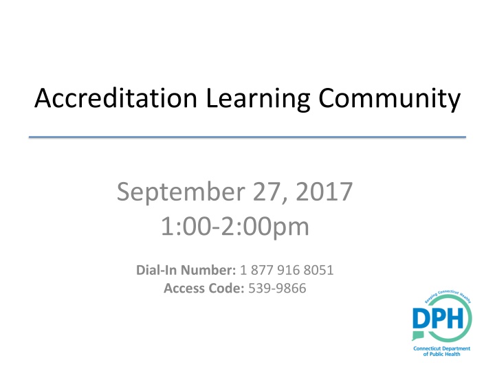 accreditation learning community