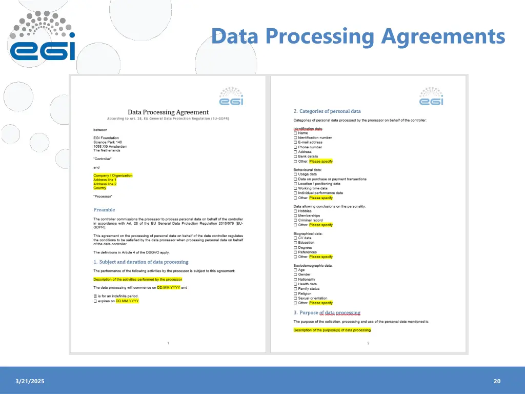 data processing agreements 2
