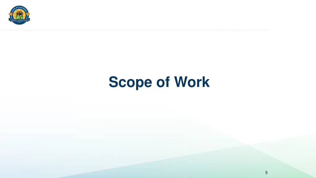 scope of work