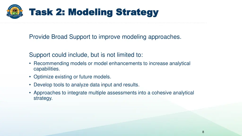 task 2 modeling strategy task 2 modeling strategy