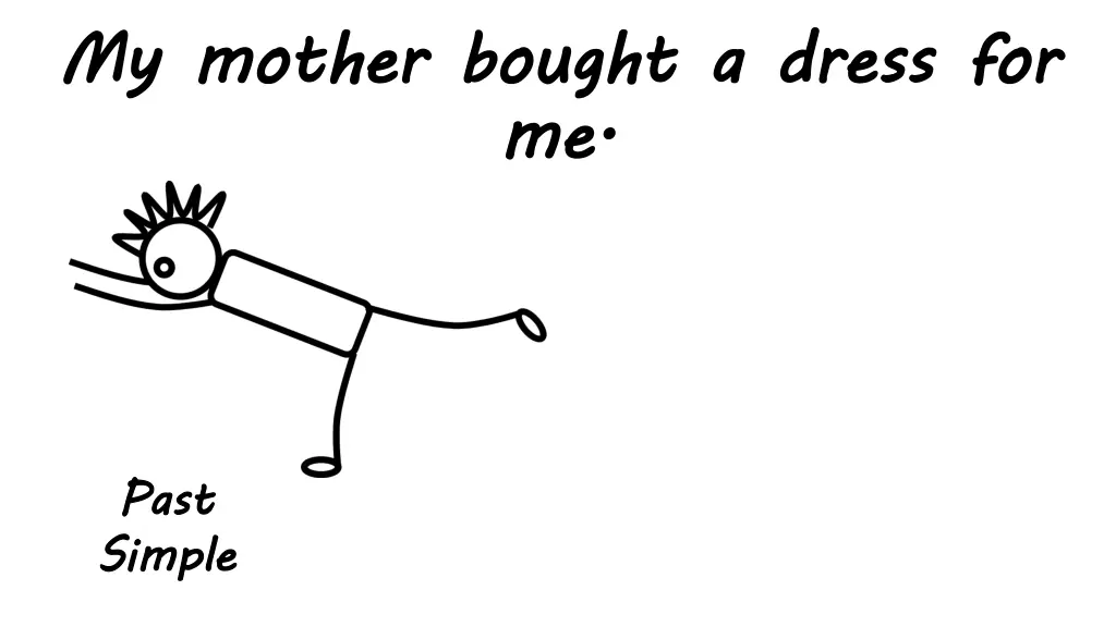 my mother bought a dress for me 1