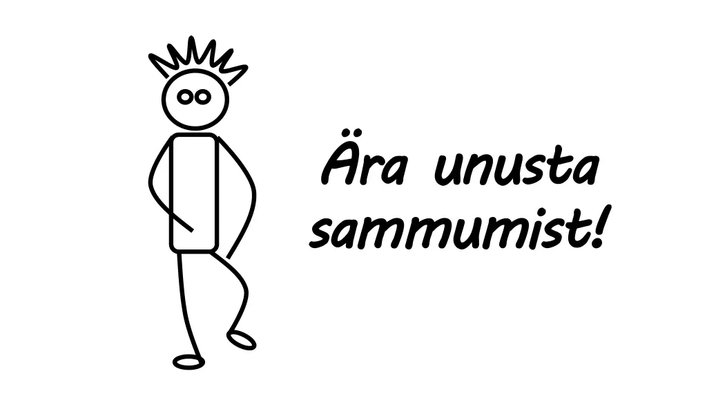 ra unusta sammumist 1