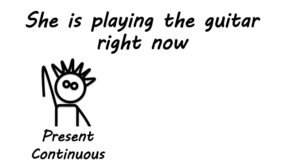 she is playing the guitar right 1