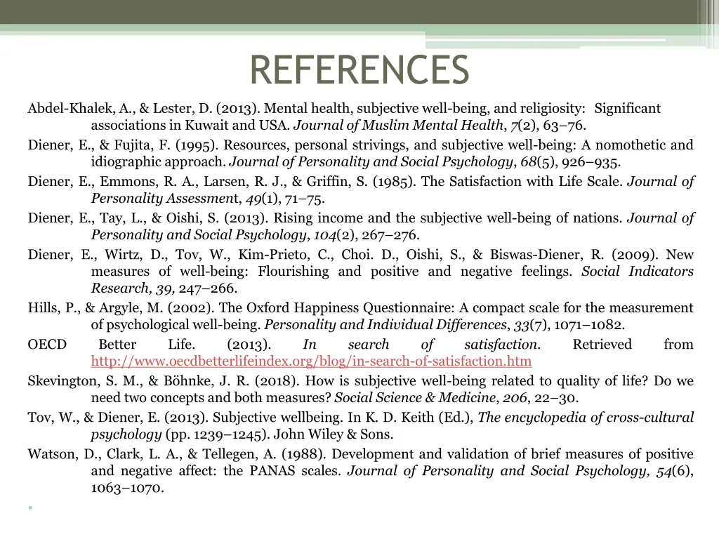 references