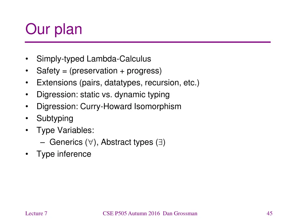 our plan 2