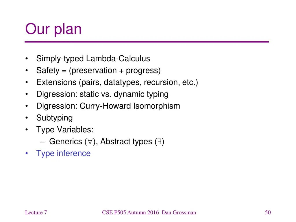 our plan 3