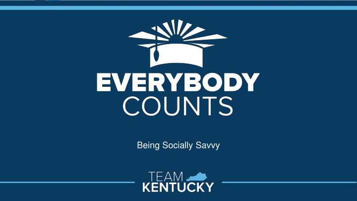 being socially savvy