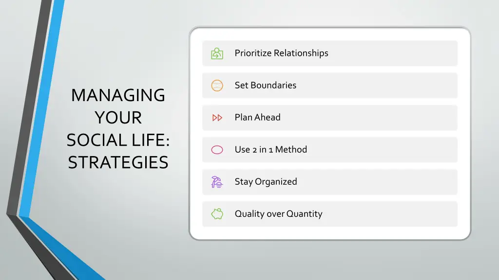 prioritize relationships