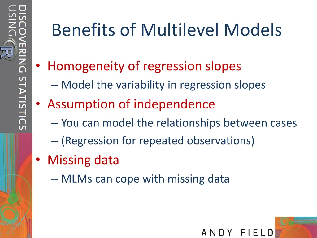 benefits of multilevel models