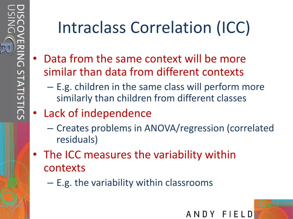 intraclass correlation icc