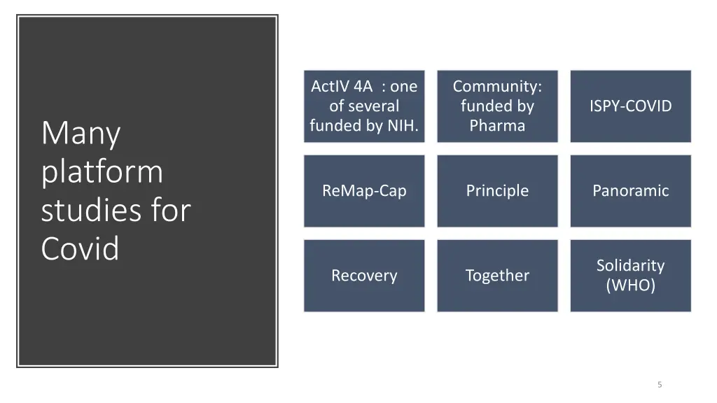 activ 4a one of several funded by nih