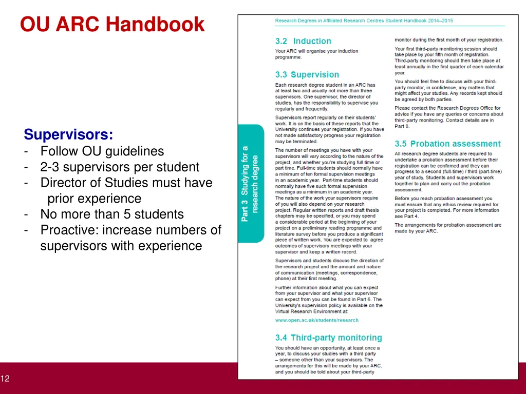 ou arc handbook