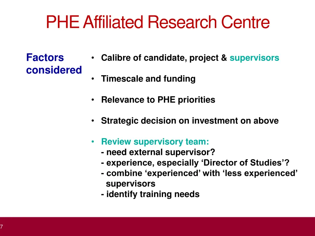 phe affiliated research centre 2