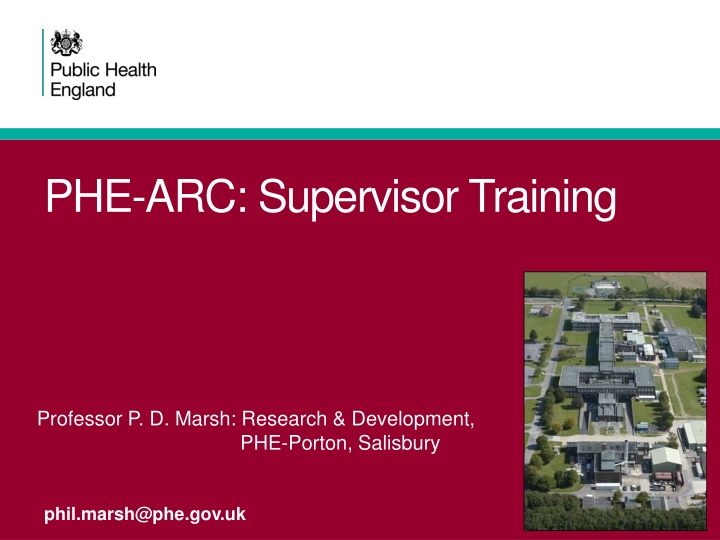 phe arc supervisor training