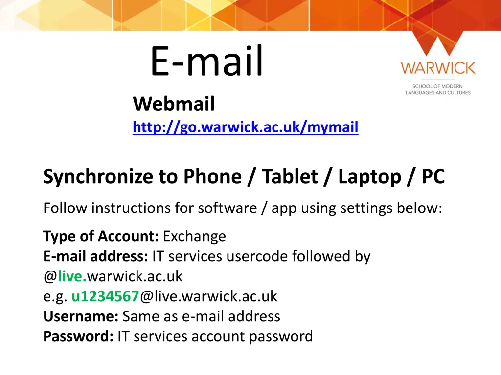 e mail