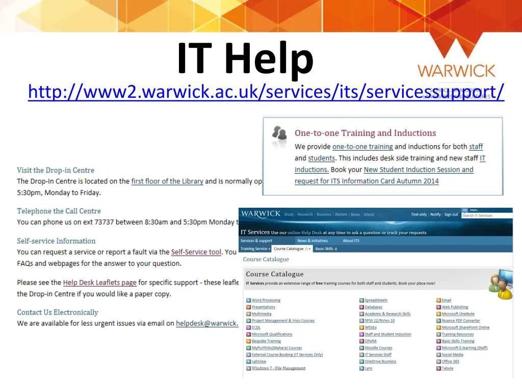 it help