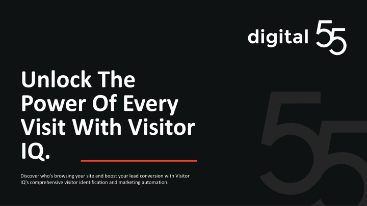 unlock the power of every visit with visitor iq