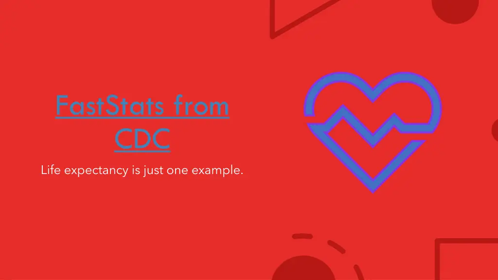 faststats from cdc
