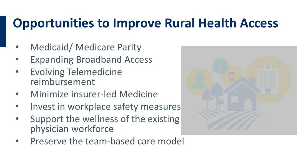 opportunities to improve rural health access