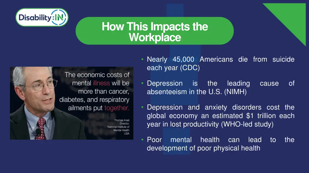 how this impacts the workplace