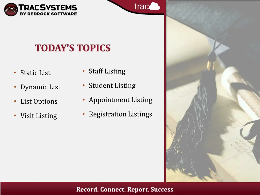 today s topics
