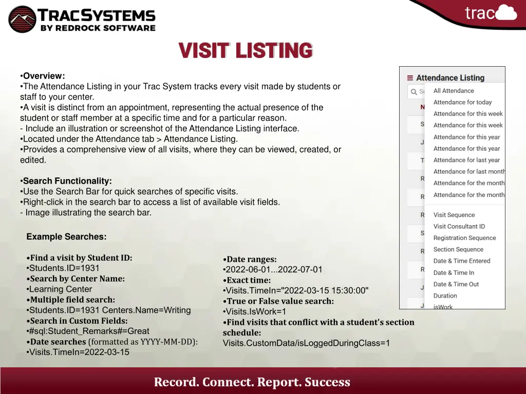 visit listing visit listing