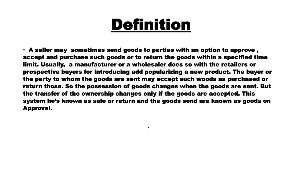 definition definition
