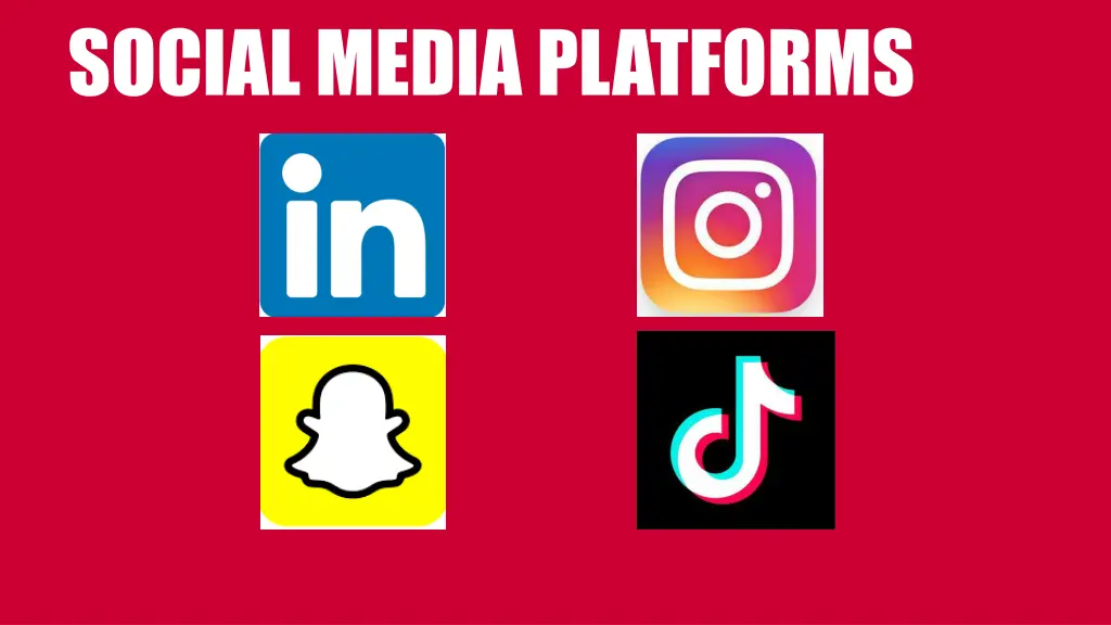 social media platforms