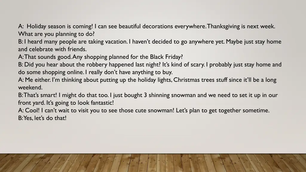 a holiday season is coming i can see beautiful