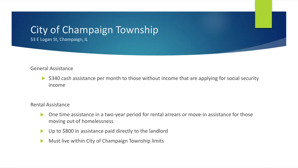 city of champaign township 53 e logan