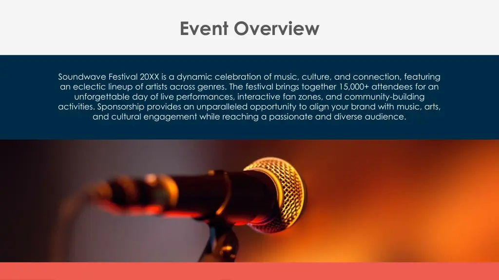 event overview