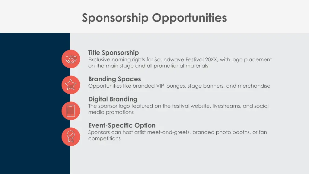sponsorship opportunities