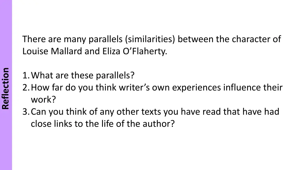 there are many parallels similarities between