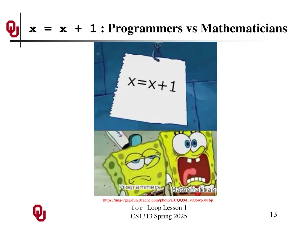 x x 1 programmers vs mathematicians