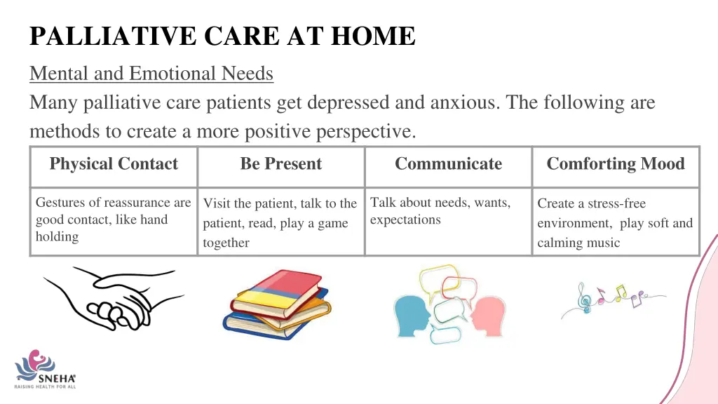 palliative care at home mental and emotional