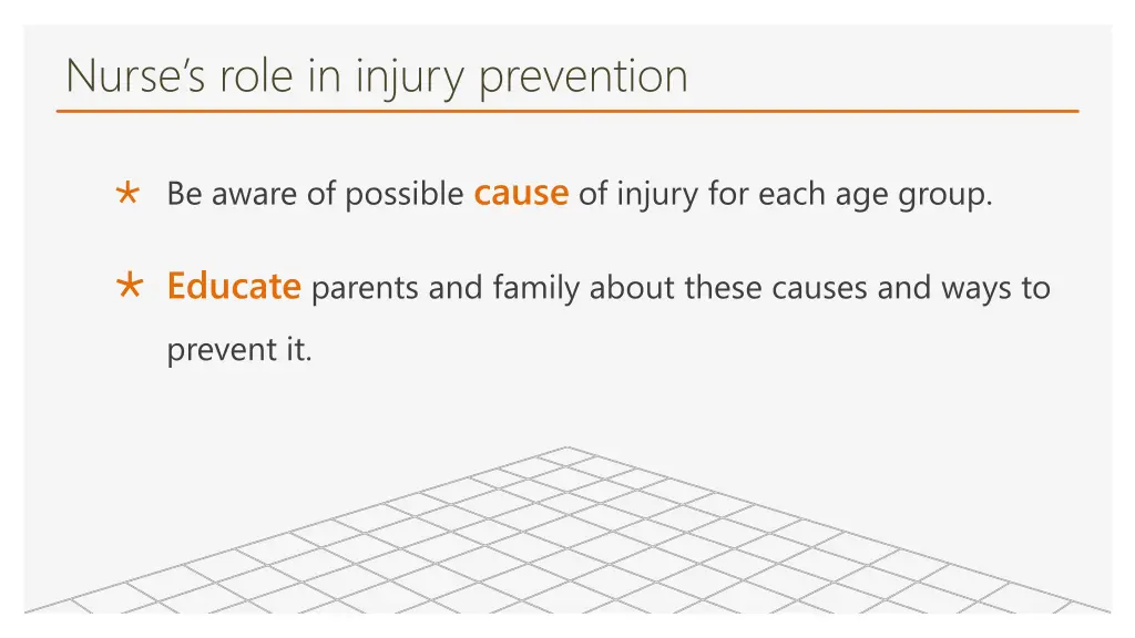 nurse s role in injury prevention