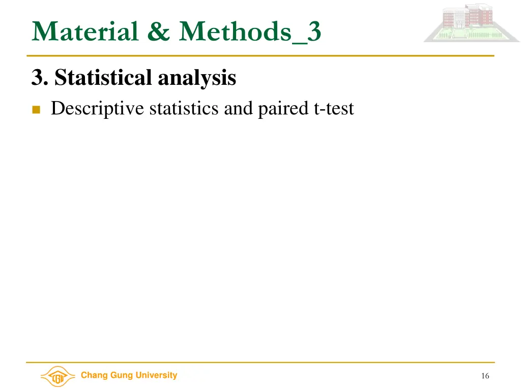 material methods 3