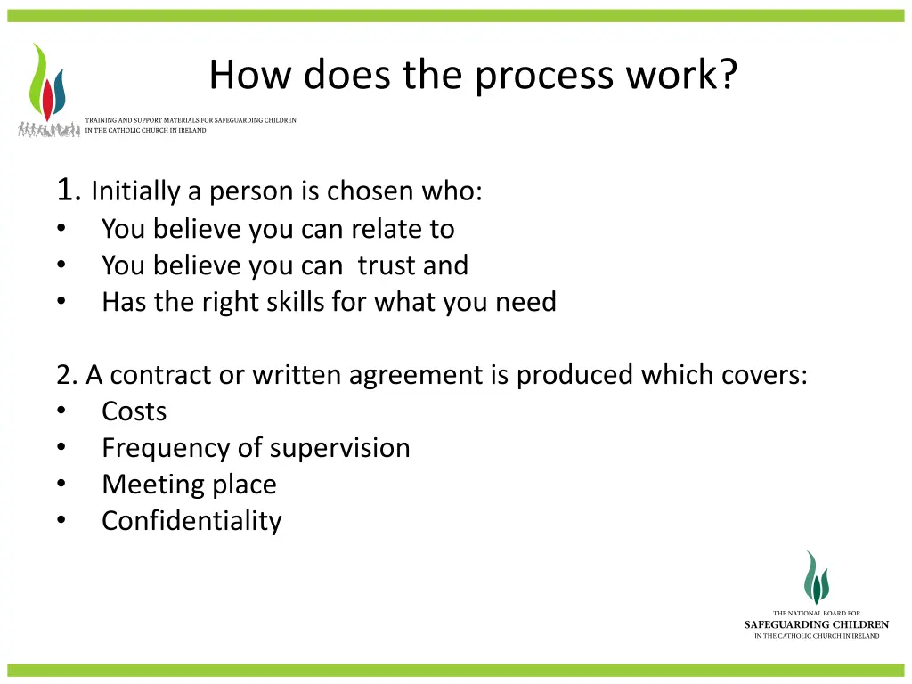 how does the process work