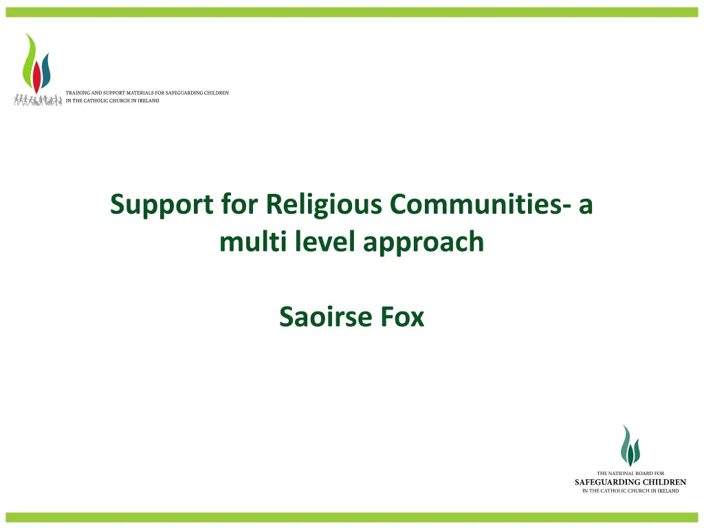 support for religious communities a multi level
