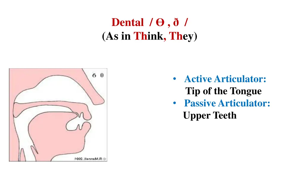 dental as in think they